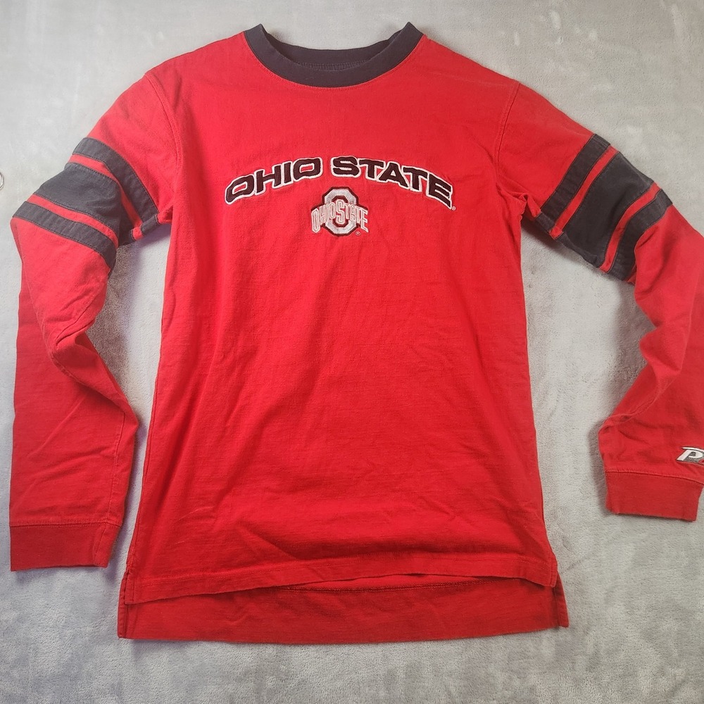 Ohio State P2 By‎ Pro Player Red Small Pullover Long Sleeve Shirt